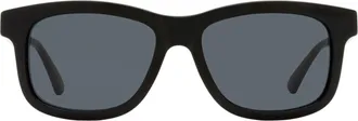 Gucci GG0824S Rectangular Acetate Sunglasses - Black