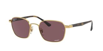 Ray-Ban RB3664CH Polarized 001/BC Mens Sunglasses Gold Size 50