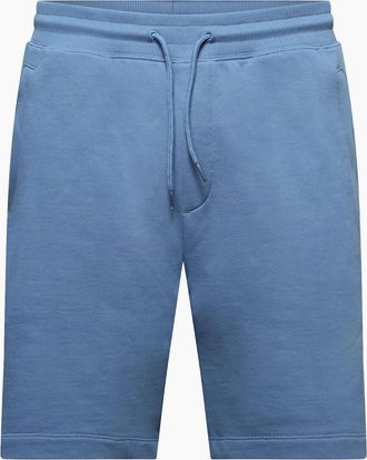 HUGO BOSS Mens Diz222 Cotton Terry Logo Shorts - Blue - Size: 32/30/31