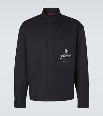 Gucci Logo cotton shirt