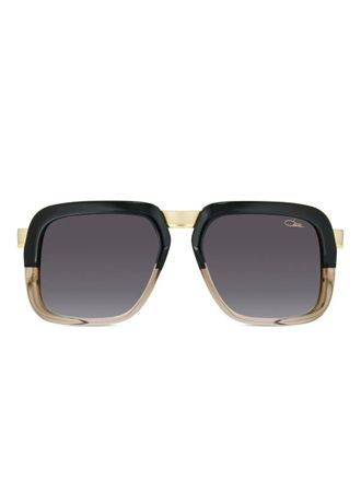 Cazal square-frame sunglasses - unisex - Acetate - 56 - Black