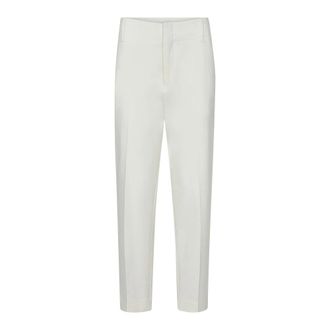 Mos Mosh Casual Estelle Trousers with Cool Silhouette - female - MOS MOSH - Slim-fit Trousers - White - 2XS - Trousers