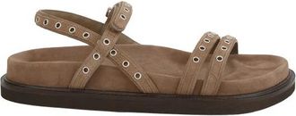 Marella Calzature - Dames - Sandalen - Bruin - 36 EU - Leer - Schoenen