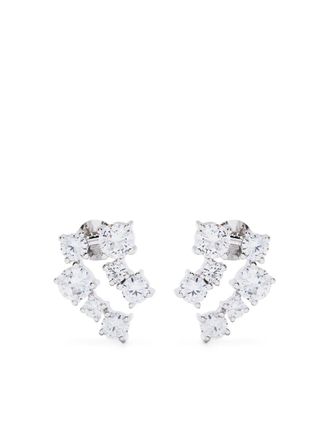 Completedworks Oorbellen met kristallen - Zilver