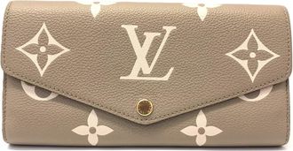 Louis Vuitton Monogram Empreinte Tourterelle Monogram Empreinte Long Wallet (Bi-Fold) (Pre-Owned)