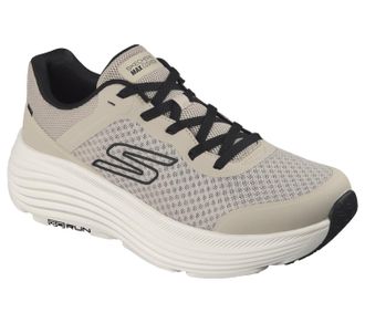 Skechers Mens Max Cushioning Endeavour Sneaker, Taupe and Black Synthetic/Textile, 10.5 UK