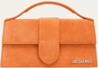 Jacquemus Le Grand Bambino Suede Crossbody Bag