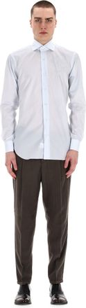 Barba Journey Line Poplin Tailored Shirt