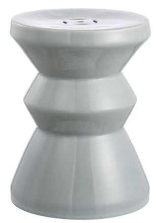 Safavieh Taburete de jardin en ceramica azul