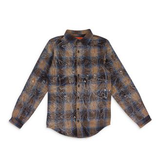 Who Decides War by Ev Bravado MULTICOLOR FOUR HORSEMEN FLANNEL