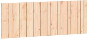 vidaXL Wall Headboard 159.5x3x60 cm Solid Wood Pine vidaXL