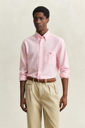 GANT Men Regular Fit Classic Oxford Shirt (XXXL) WASHED PINK