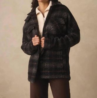 The Normal Brand Womens Logan Lodge Jacket In Shadow Plaid