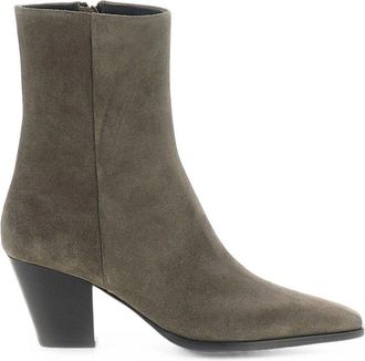 Aeyde Hedvig Cow Suede Leather Taupe