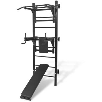 vidaXL Vidaxl - Macchina Multistazione Fitness a Parete per la Casa