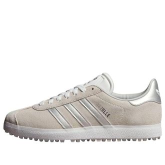 adidas (WMNS) adidas Gazelle Spikeless Golf Crystal White Silver Metallic JI3942