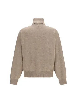 Brunello Cucinelli Womens Sweater Turtleneck Cashmere Brown (capra Hircus)
