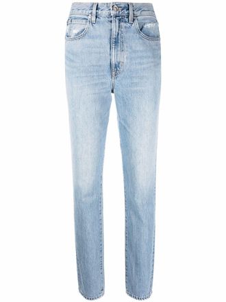 Slvrlake Denim Jeans dritti a vita alta - Blu