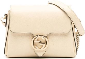 Gucci Borsa a tracolla Dollar GG piccola in pelle di vitello 2016-2025 - Bianco