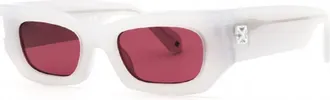 Off-white Ladies Black Cat Eye Sunglasses OERI147BELLEVILLE 0928