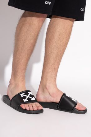 Off-white Arrow Slides, Mens, Black