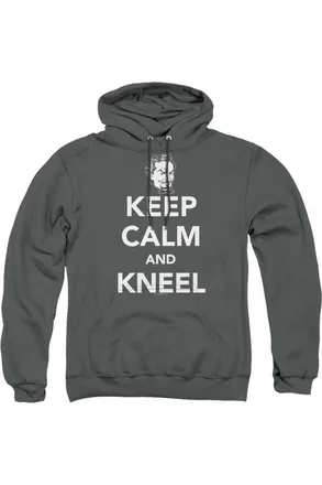 Gildan DC Comics Keep Calm And Kneel Adult Pull Over Hoodie / Hooded Sweatshirt