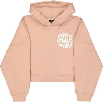 Alpha Industries Alpha Industries Womens Logo Hoodie Women - Coral - Size Medium