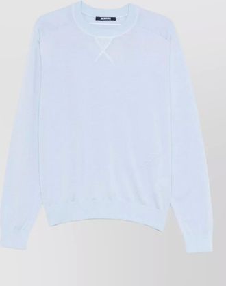 Jacquemus long sleeve crew neck knit sweater