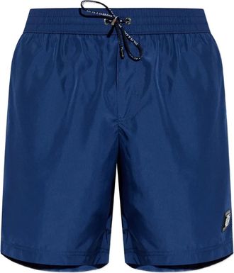 Dolce & Gabbana Shorts con logo - Blu