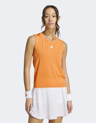adidas adidas Performance - Tennis Pro Climacool+ - Top senza maniche arancione puro