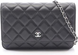 Chanel Pre-owned Ap 0250 Schoudertas - Dames - Vintage Schoudertas - Zwart - ONE Size - Leer - Vintage
