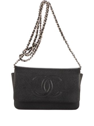 Chanel caviar-leather shoulder bag - women - Caviar Leather - One Size - Black