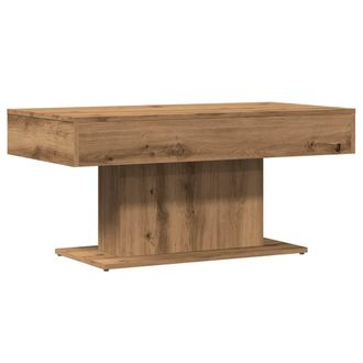 vidaXL Mesa De Centro Artisan Oak 96x50x45 Cm Madera De Ingenier&iacute;a Vidaxl