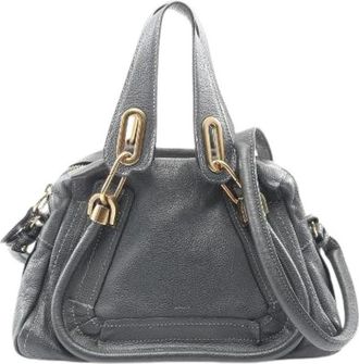 Chlo&eacute; Borsa a mano Pre-owned Paraty Small in pelle - - Pre-owned - Donna - Grigio - ONE SIZE