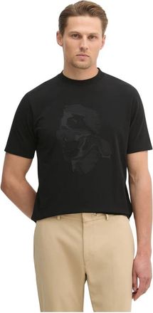 Karl Lagerfeld T-shirt met ronde hals - Heren - T-shirts - Zwart - L - Katoen - Tops