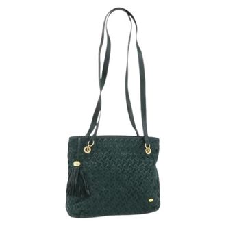 Bally Pre-owned Shoulder Bags, female, Green, Size: ONE SIZE Pre-owned Shoulder Bag