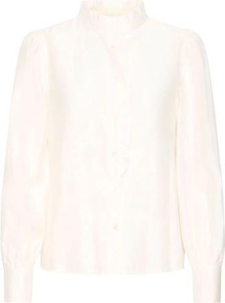 Ichi Ichi, Overhemden, Dames, Wit, S, Polyester, Ihkarlani SH