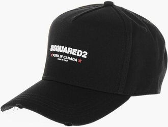 Dsquared2 Solid-Color Baseball Cap ROCCO with Contrasting Detail size One Size