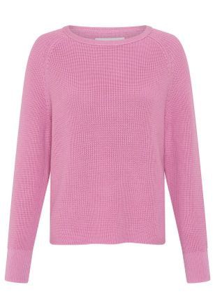 Marc O'Polo Strickpullover MARC OPOLO, Damen, Gr. XL, mellow rose, Strick, Obermaterial: 100% Baumwolle, Rundhals, B&uuml;ndchen, Pullover Strickpullover