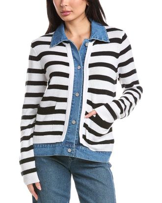 RD Style Amorie Denim Combo Cardigan