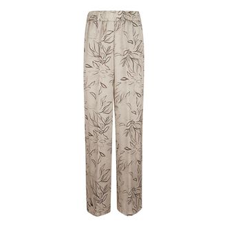 PESERICO Peserico, Wide Trousers, female, Multicolor, Size: XS Palazzo Trousers