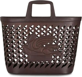 Etro Shopper - Dames - Shoppers - Bruin - ONE Size - Leer - Tassen
