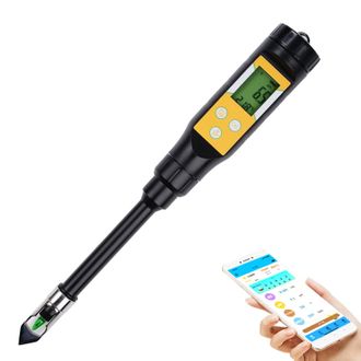 OEM Medidor De Ph Del Suelo 6 En 1, Medidor De Humedad De Plantas, Higr&oacute;metro De Plantas, Luz/ph/ec/temperatura/humedad Del Suelo/humedad Del Aire, Pantal