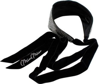 Miu Miu Rhinstone Embellished Headband