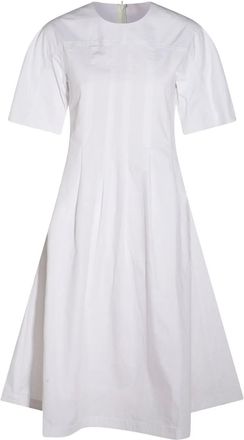 Add Abito midi in cotone - Bianco