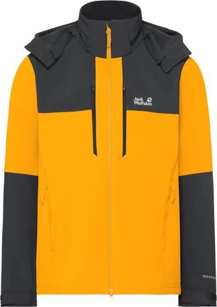 Jack Wolfskin Jasper Jkt M - Heren - Sport - Geel - Maat: L Zijde