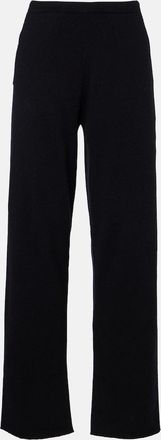 Extreme Cashmere N&deg;320 Rush cashmere-blend wide-leg pants
