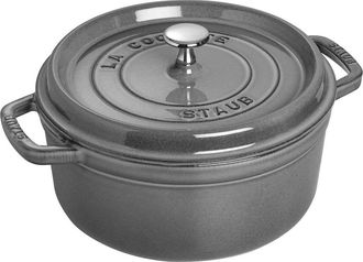 Staub 4-Quart Enameled Cast Iron Dutch Oven in Graphite Grey at Nordstrom