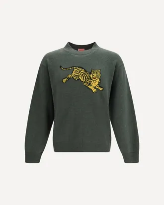 Kenzo Kenzo Jumping Tiger cotton Sweatshirt Male L