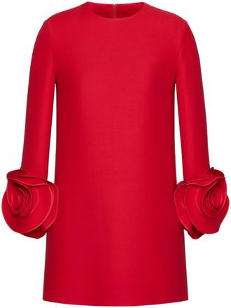 Valentino Garavani crepe couture short dress - Red